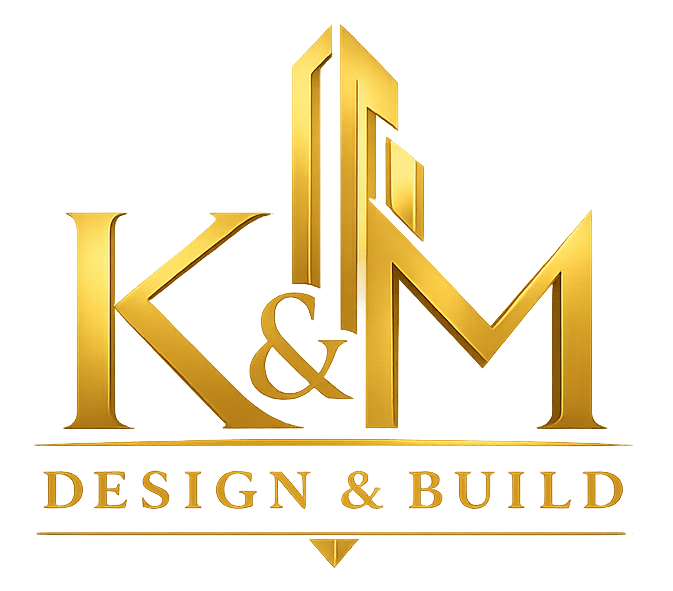 K&M Design & Build logo